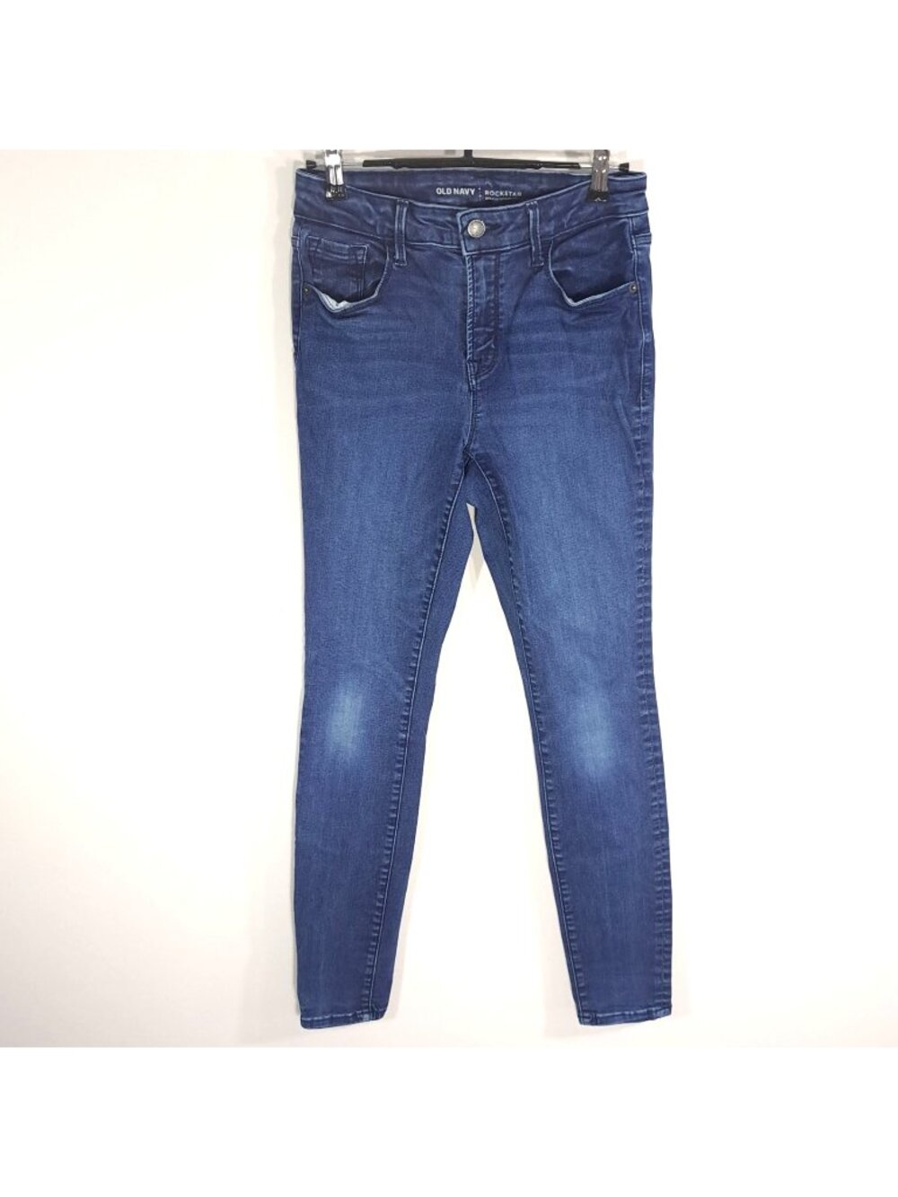 Old Navy Size 6 Rockstar Sculpt Skinny Jeans Built-In Sculpt Dark Wash Denim